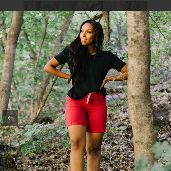 Red Not Just a Trail Short-Long - Picture 1 of 3